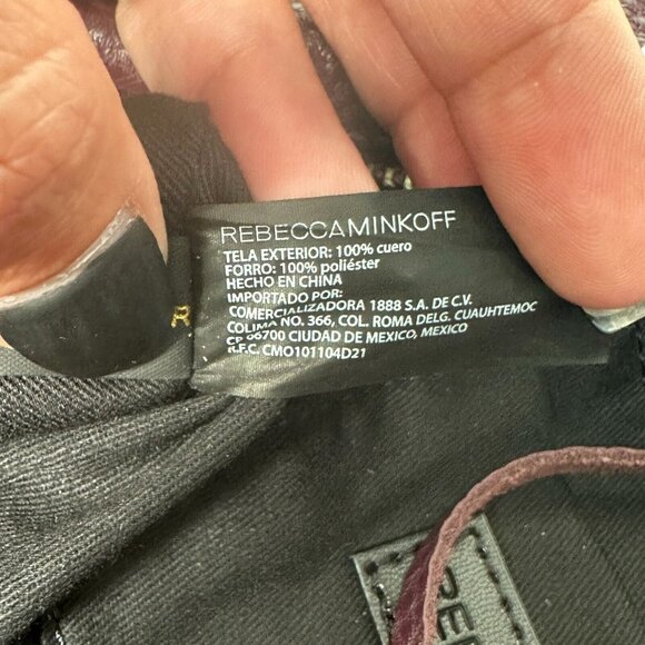 Rebecca Minkoff Julian Leather Backpack - Currant - HF19GPBB01 - Picture 16 of 16